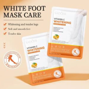 White foot mask care